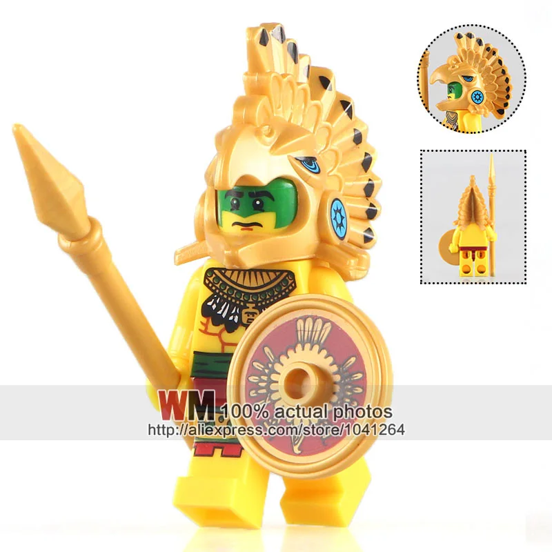 Single Sale XH621 Aztec Warrior Medieval Egyptian Atlantis Building Blocks Bricks Children Gifts Toys Hobbies X0161
Single Sale XH621 Aztec Warrior Medieval Egyptian Atlantis Building Blocks Bricks Children Gifts Toys Hobbies X0161