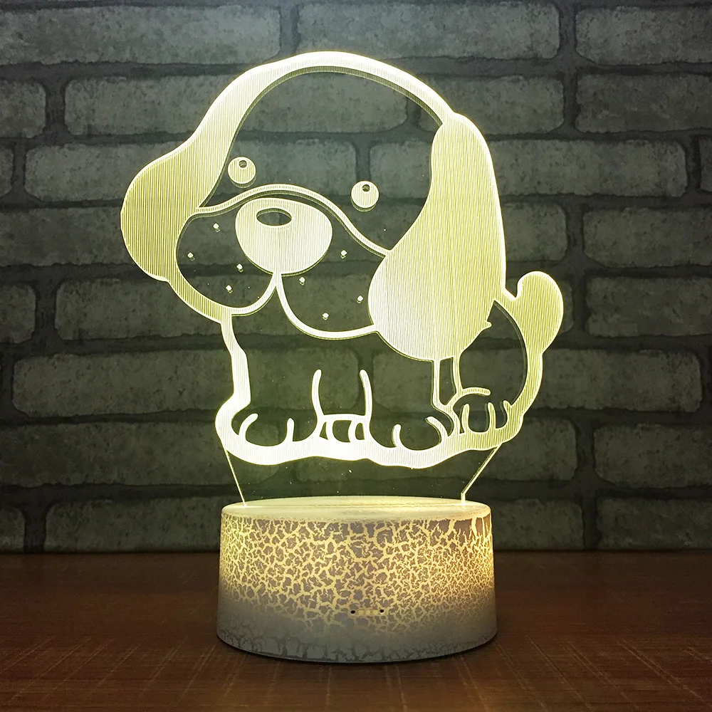 Dog Wholesale Gift Usb 3d Lamp Creative Home Led Desk Lamp 7 Color Touch Personality Table Lamps For Living Room
Dog Wholesale Gift Usb 3d Lamp Creative Home Led Desk Lamp 7 Color Touch Personality Table Lamps For Living Room