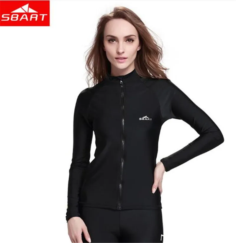 SBART Womens Long Sleeve Swimwear Rashguard Tops Windsurfing Swimsuit Surfing drifting Snorkeling Wetsuit Jacket
SBART Womens Long Sleeve Swimwear Rashguard Tops Windsurfing Swimsuit Surfing drifting Snorkeling Wetsuit Jacket