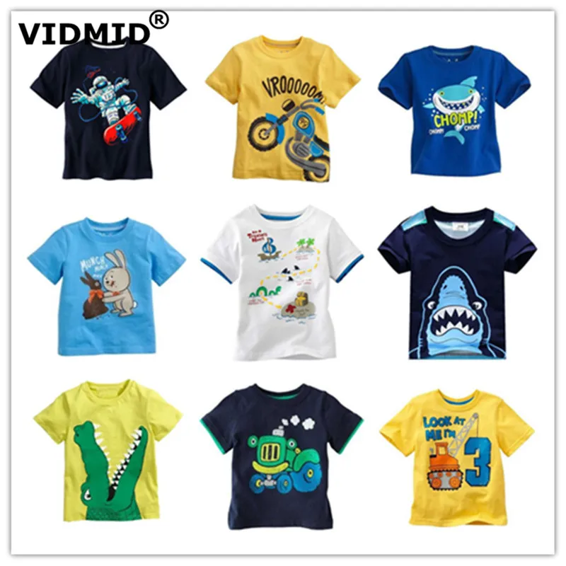 VIDMID baby boys t-shirt short sleeve clothing kids boys t-shirts fashion cotton cars tops tees t-shirts children's clothes
VIDMID baby boys t-shirt short sleeve clothing kids boys t-shirts fashion cotton cars tops tees t-shirts children's clothes