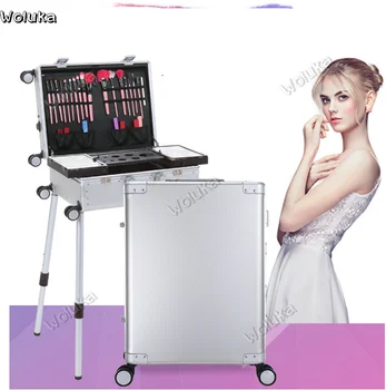 Aluminum magnesium alloy Bluetooth audio with lamp cosmetic box professional trolley box LED lamp dimming Bracket CD50 T03
Aluminum magnesium alloy Bluetooth audio with lamp cosmetic box professional trolley box LED lamp dimming Bracket CD50 T03