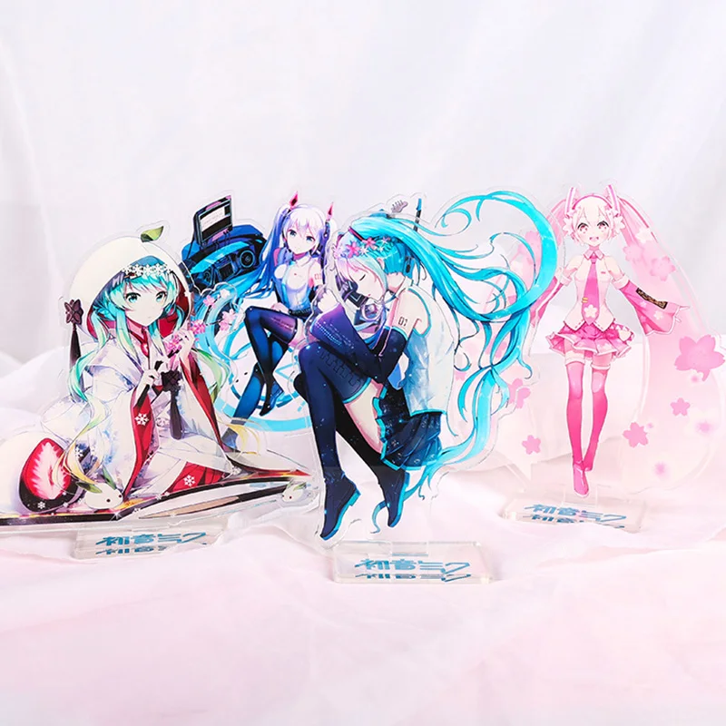 19 types Anime Hatsune Miku Keyring Model Acrylic Two dimensions ACGN Transparent Decoration 3D Artware Charm Souvenir Gift 16cm
19 types Anime Hatsune Miku Keyring Model Acrylic Two dimensions ACGN Transparent Decoration 3D Artware Charm Souvenir Gift 16cm