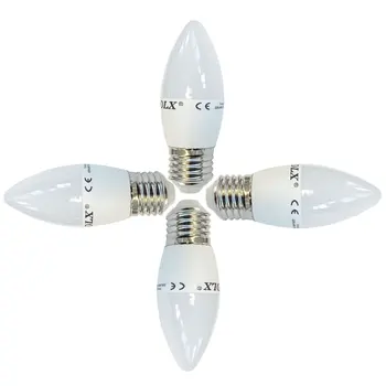 Bulb candle led 7 W light Blanca Pack 4
Bulb candle led 7 W light Blanca Pack 4