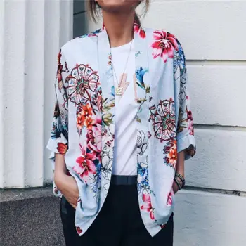 Spring Womens Floral Casual Jacket 2019 New Ladies Flower Coat Long Sleeve High Fashion Outwear Suits Tops Cardigans
Spring Womens Floral Casual Jacket 2019 New Ladies Flower Coat Long Sleeve High Fashion Outwear Suits Tops Cardigans