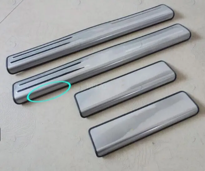 High quality stainless steel door sill plate door sill scuff plate threshold 4pcs/set for KIA RIO
High quality stainless steel door sill plate door sill scuff plate threshold 4pcs/set for KIA RIO