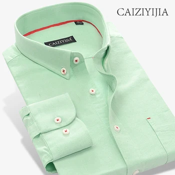 CAIZIYIJIA 100% Cotton Long Sleeve Shirt Men 2018 Designer Oxford Solid Casual Shirt Brand Clothing Button Down Camisa Masculina
CAIZIYIJIA 100% Cotton Long Sleeve Shirt Men 2018 Designer Oxford Solid Casual Shirt Brand Clothing Button Down Camisa Masculina