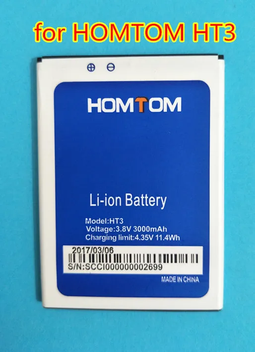 AZK 100% New Backup HT3 Battery for Homtom HT3 HT3 Pro battery Smart Mobile Phone + In Stock
AZK 100% New Backup HT3 Battery for Homtom HT3 HT3 Pro battery Smart Mobile Phone + In Stock