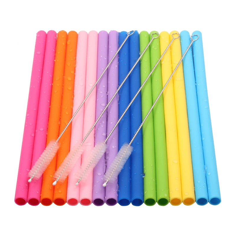 2Pcs Reusable Silicone Straws Colorful Bent Straight Drinking Straws Eco Straw Long Drink straws Barware Party Bar Accessories
2Pcs Reusable Silicone Straws Colorful Bent Straight Drinking Straws Eco Straw Long Drink straws Barware Party Bar Accessories