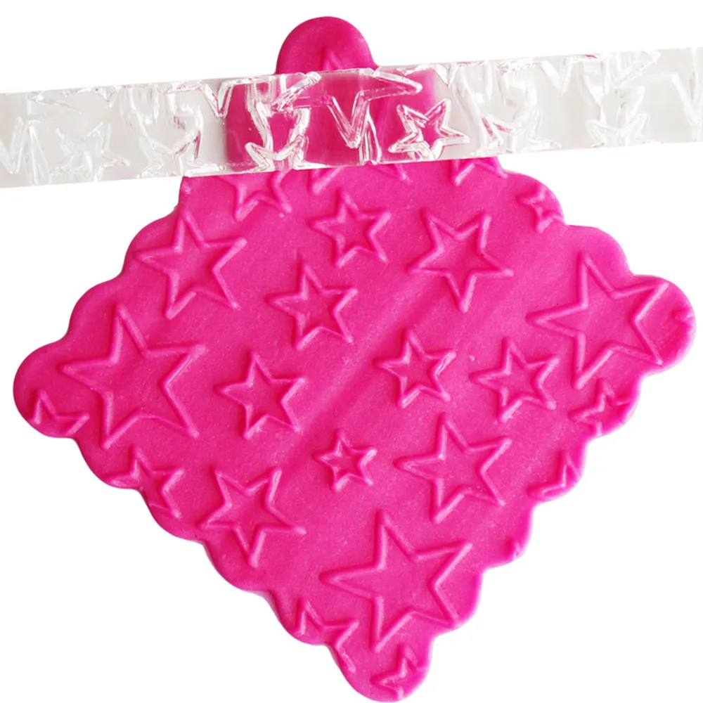 Acrylic Rolling Pin Stars Pattern Handmade Craft Embossed Fondant Cake Biscuit Cooking Tools Baking Decoration
Acrylic Rolling Pin Stars Pattern Handmade Craft Embossed Fondant Cake Biscuit Cooking Tools Baking Decoration