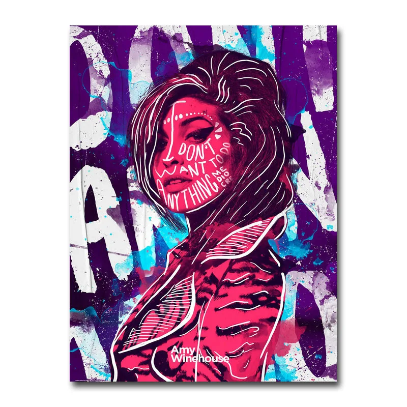 Art Silk Or Canvas Print Amy Winehouse Music Singer Poster 13x18 24x32 inch For Room Decor Decoration-010
Art Silk Or Canvas Print Amy Winehouse Music Singer Poster 13x18 24x32 inch For Room Decor Decoration-010