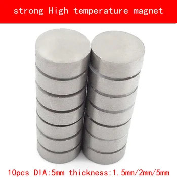 10PCS diameter 8mm thickness 1.5/2/5mm working max 360 Celsius High temperature magnet strong SmCo magnet 8X5MM permanent magnet
10PCS diameter 8mm thickness 1.5/2/5mm working max 360 Celsius High temperature magnet strong SmCo magnet 8X5MM permanent magnet
