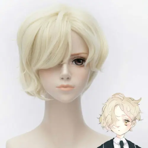 Short Blonde Cosplay Sword Dance Touken Ranbu Party Hotarumaru Gokotai Anime Wig
Short Blonde Cosplay Sword Dance Touken Ranbu Party Hotarumaru Gokotai Anime Wig