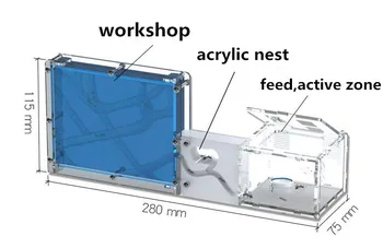 New Arrival Ant Nest Splice Ant Workshop Acrylic Ants Farm Granha de hormigas Nid fourmis Insect Cages Scientific Device
New Arrival Ant Nest Splice Ant Workshop Acrylic Ants Farm Granha de hormigas Nid fourmis Insect Cages Scientific Device