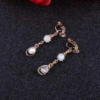 JIOFREE Shiny Crystal Rhinestone Long Clip on Earrings Without Piercing for Women Party Wedding Earring jewelry wholesale
JIOFREE Shiny Crystal Rhinestone Long Clip on Earrings Without Piercing for Women Party Wedding Earring jewelry wholesale