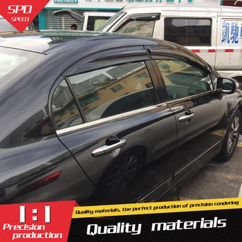 For Civic Plastic Window Visor Vent Shades Sun Rain Deflector Guard For Honda Civic Auto Accessories 4PCS/SET 2006-2011 
For Civic Plastic Window Visor Vent Shades Sun Rain Deflector Guard For Honda Civic Auto Accessories 4PCS/SET 2006-2011