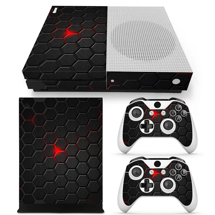 For Xbox one s console sticker and 2 controllers for XBOX ONE S vinyl ---0889 |