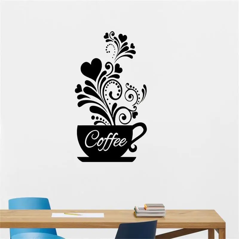 PVC Removable Wall Sticker Coffee Cup Love Pattern Wallpaper Mural Decal Restaurant Kitchen Table Background Wall Deco
PVC Removable Wall Sticker Coffee Cup Love Pattern Wallpaper Mural Decal Restaurant Kitchen Table Background Wall Deco