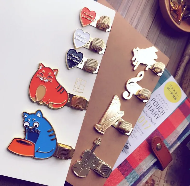Cute cat clip for loose leaf pages TN use hobo usehand book pen metal pen clip bookmark
Cute cat clip for loose leaf pages TN use hobo usehand book pen metal pen clip bookmark