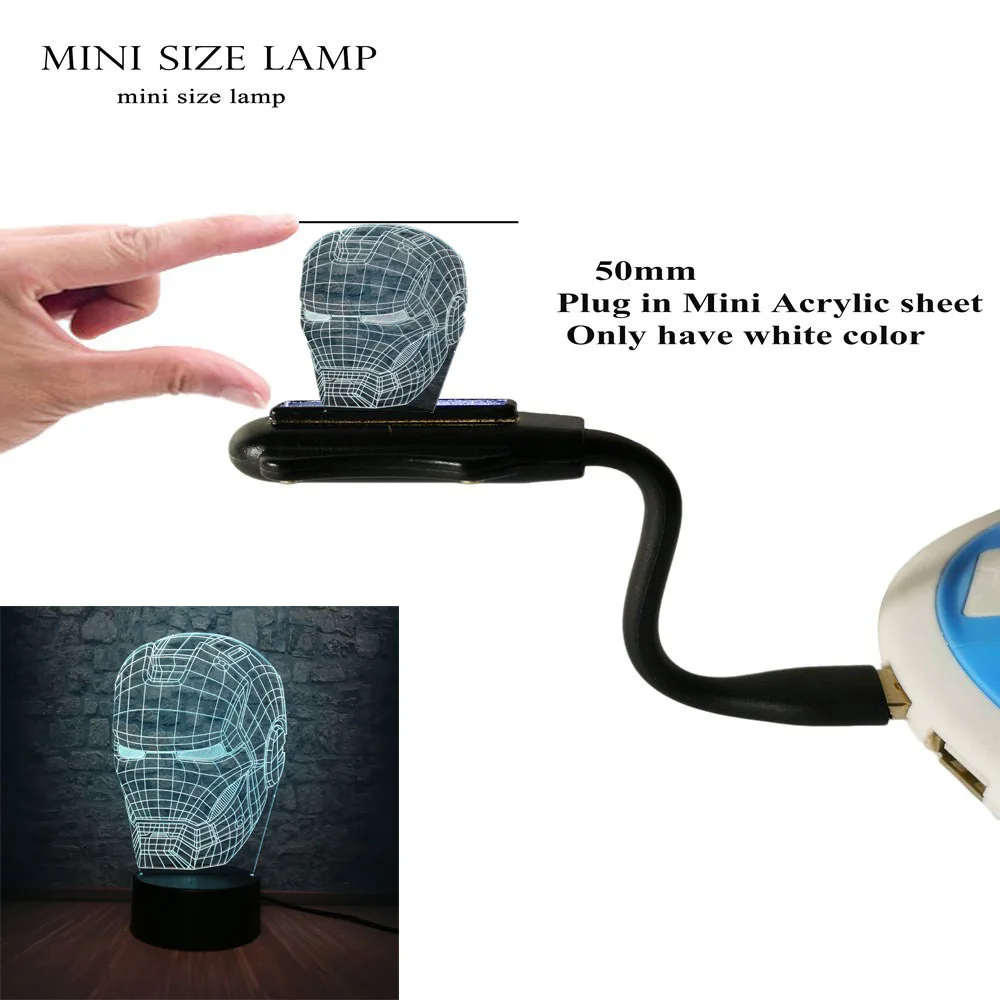 Marvel series Mini Size USB Lamp Bedside Table Sleep Night Light Decor Child Xmas Birthday Gift Toy
Marvel series Mini Size USB Lamp Bedside Table Sleep Night Light Decor Child Xmas Birthday Gift Toy