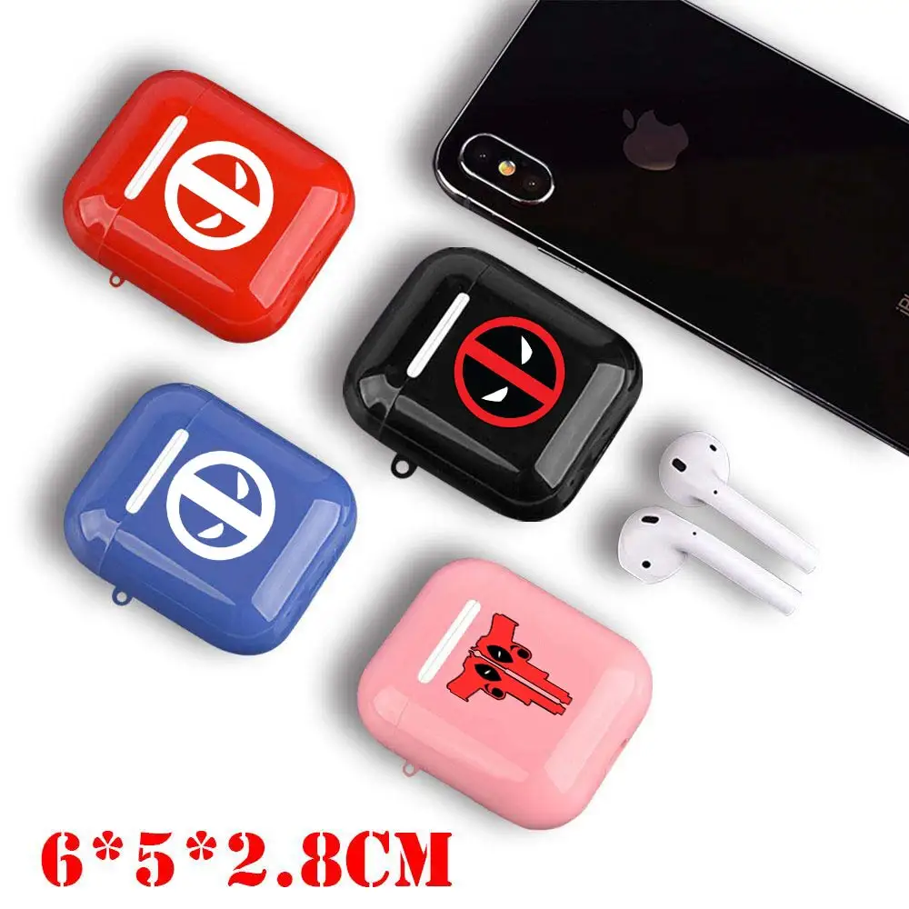 Marvel Uncanny Avengers PC Headset Case Deadpool Pattern Airpods Case Anti Lost Shockproof Protective Cover Earphone For Apple
Marvel Uncanny Avengers PC Headset Case Deadpool Pattern Airpods Case Anti Lost Shockproof Protective Cover Earphone For Apple