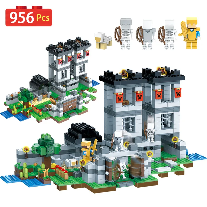 Fortress My World Technic Building Blocks Compatible LegoINGLYS Minecrafter Enlighten Action Figure Toys Toys For Children Gift
Fortress My World Technic Building Blocks Compatible LegoINGLYS Minecrafter Enlighten Action Figure Toys Toys For Children Gift