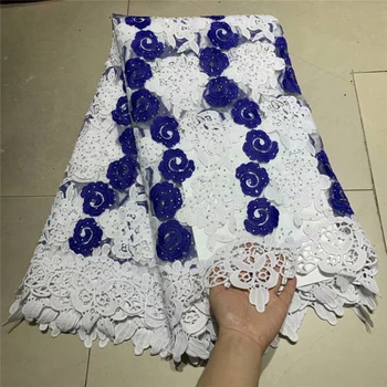 Blue African Lace Fabric 2019 Embroidered French Lace Fabric High Quality French Beads Lace With Stones Fabric For Wedding Dress
Blue African Lace Fabric 2019 Embroidered French Lace Fabric High Quality French Beads Lace With Stones Fabric For Wedding Dress