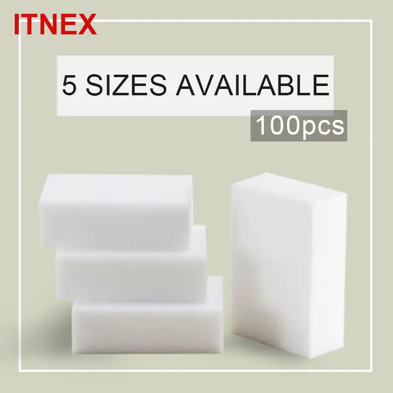 100pcs/lot 5 size Magic Sponge Melamine Sponge Eraser Pad Cleaner/durable Dish Washing Melamine Eraser Cleaning Sponge
100pcs/lot 5 size Magic Sponge Melamine Sponge Eraser Pad Cleaner/durable Dish Washing Melamine Eraser Cleaning Sponge