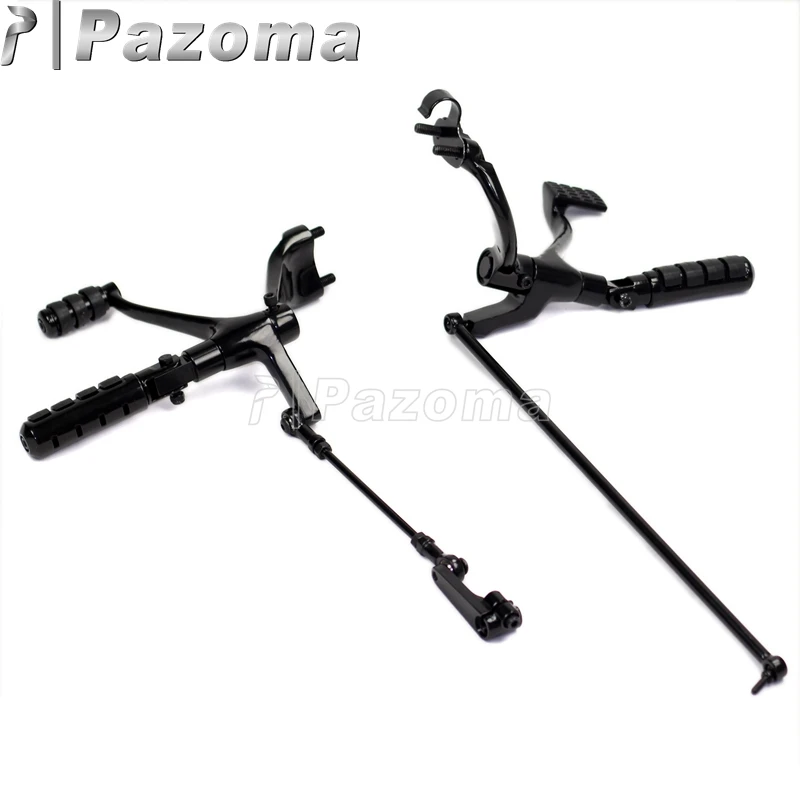 PAZOMA Hot Billet Black Footpeg Forward Controls Kit Extended With Foot Rests For Sportster Nightster (EFI) - XL 1200N 2007-2008
PAZOMA Hot Billet Black Footpeg Forward Controls Kit Extended With Foot Rests For Sportster Nightster (EFI) - XL 1200N 2007-2008