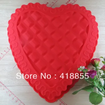 DIY Microwave Oven Silicone Cake Mould Mousse Heart Shape Bread Mold Love Grid Baking Pan Tool Silicone Rubber PRZY Eco-friendly
DIY Microwave Oven Silicone Cake Mould Mousse Heart Shape Bread Mold Love Grid Baking Pan Tool Silicone Rubber PRZY Eco-friendly