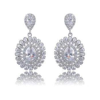 YAN MEI Wholesale New Design Fashion White Gold Color Copper White Zircon Earring For Women GLE3293
YAN MEI Wholesale New Design Fashion White Gold Color Copper White Zircon Earring For Women GLE3293