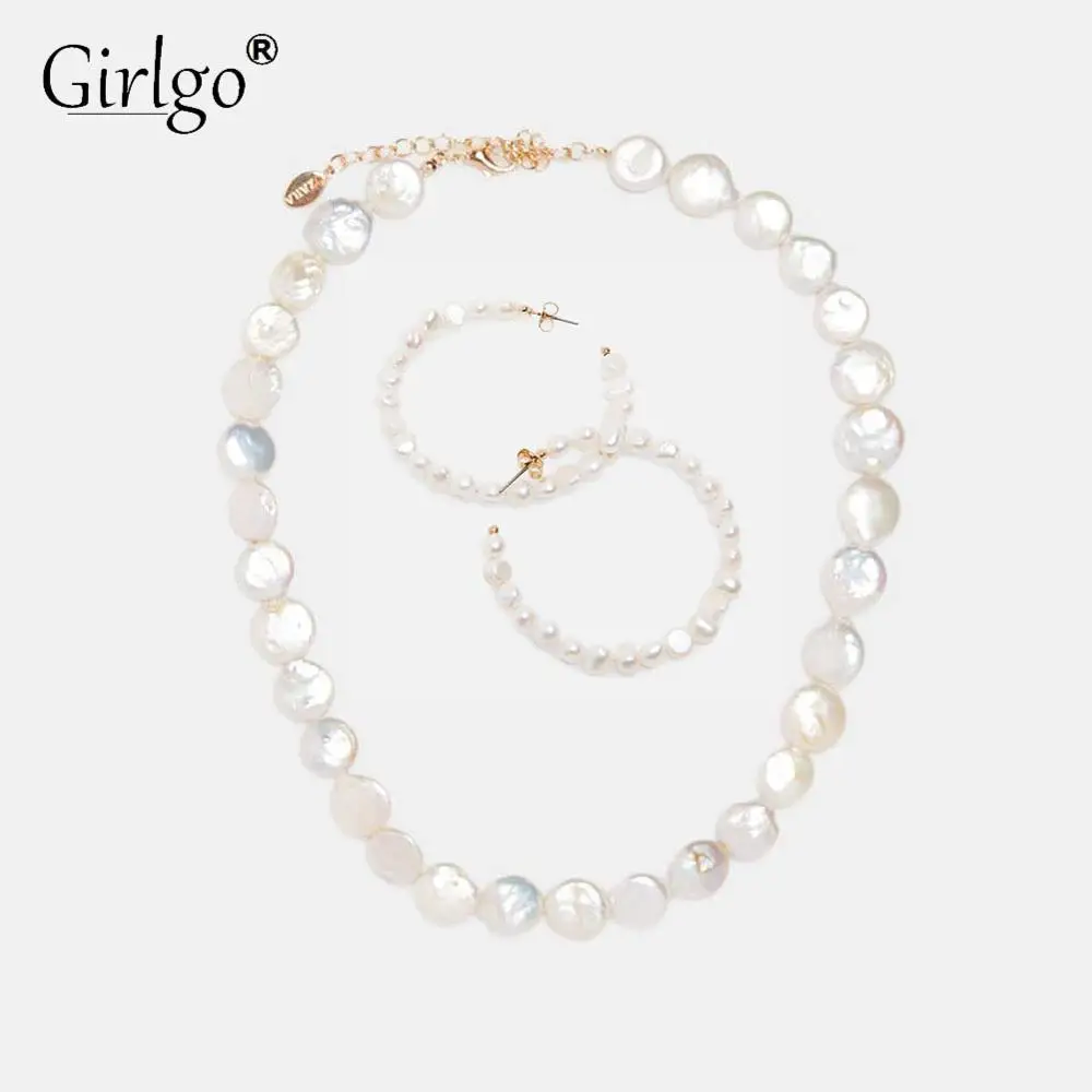 Girlgo 2019 NE+EA Full Pearl Jewelry Sets for Women Boho Ethnic Beads Handmade Metal Jewelry Wedding Party
Girlgo 2019 NE+EA Full Pearl Jewelry Sets for Women Boho Ethnic Beads Handmade Metal Jewelry Wedding Party