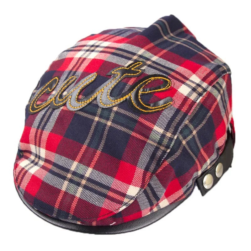 Wholesale Price ! 2018 New Fashion children Beret Cap Children Toddler Plaid Hat Boy Flat Peaked Hat Cap Casquillo de la boina
Wholesale Price ! 2018 New Fashion children Beret Cap Children Toddler Plaid Hat Boy Flat Peaked Hat Cap Casquillo de la boina