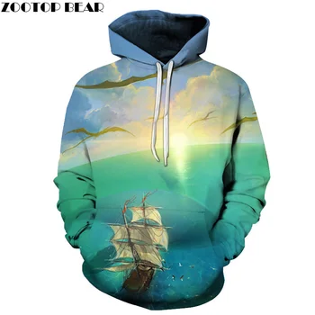 Sea ship Pritned Pullover Men Women hoodies Autumn Sweatshirts Pockets Hoodie Fashion Brand Outwear Hooded Coat ZOOTOP BEAR
Sea ship Pritned Pullover Men Women hoodies Autumn Sweatshirts Pockets Hoodie Fashion Brand Outwear Hooded Coat ZOOTOP BEAR