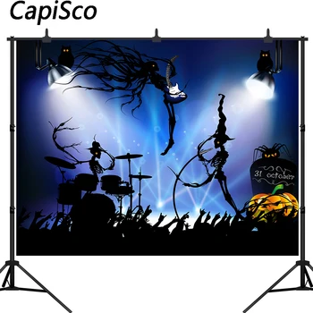 Capisco Happy Halloween theme photography backdrop Carnival Skeleton Band Pumpkin photo backgrounds for photo studio
Capisco Happy Halloween theme photography backdrop Carnival Skeleton Band Pumpkin photo backgrounds for photo studio