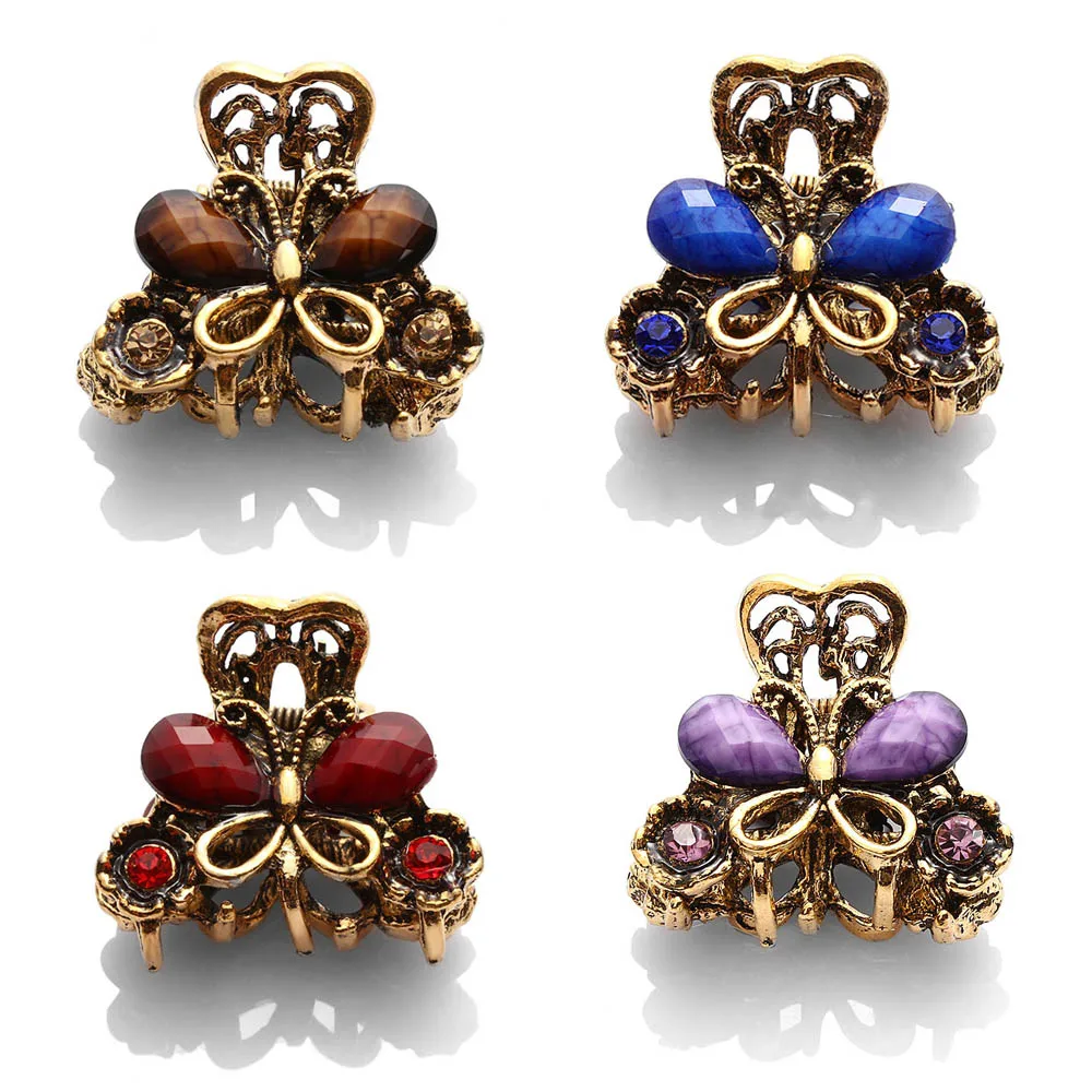 2019 New Listing Alloy hairpins Crab claw clip Retro Mini Butterfly Headband hairpin Women's Hair Accessories 1 pcs
2019 New Listing Alloy hairpins Crab claw clip Retro Mini Butterfly Headband hairpin Women's Hair Accessories 1 pcs