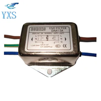 Filter DAA1-3A DAA1-6A AC Single Phase Power Supply Filter EMI Power Line Filter 220V 50/60HZ
Filter DAA1-3A DAA1-6A AC Single Phase Power Supply Filter EMI Power Line Filter 220V 50/60HZ
