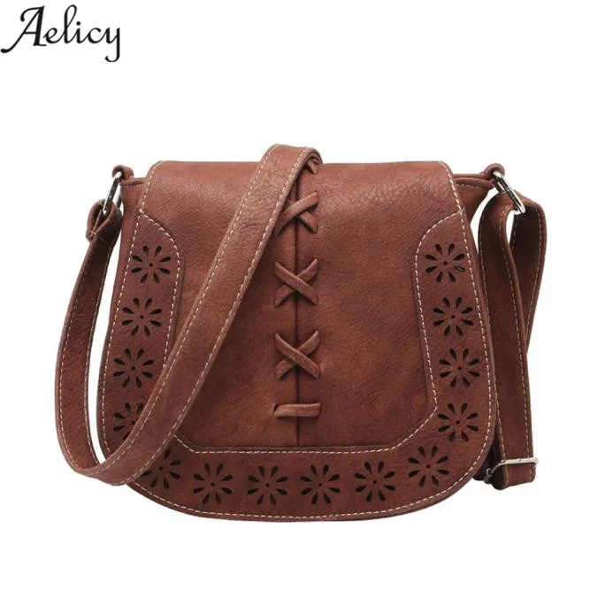 

Aelicy drop ship new 2019 hot selling Fashion Buns Hollow Woven Shoulder BAG Diagonal Handbags bolsa feminina bolsos mujer