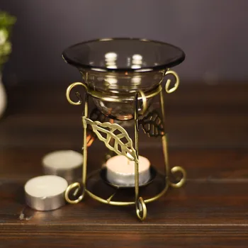Retro Iron Frame Glass Plate Candle Fragrance Lamp Oil Furnace Aroma Burner Candle Holder Candlestick Vase Aromatherapy Stove
Retro Iron Frame Glass Plate Candle Fragrance Lamp Oil Furnace Aroma Burner Candle Holder Candlestick Vase Aromatherapy Stove