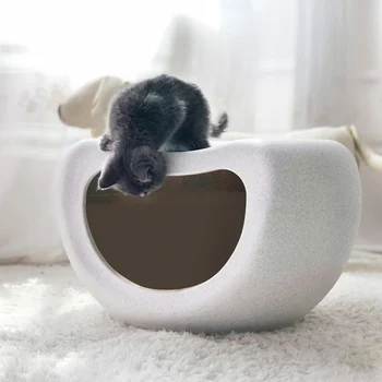 Cat litter cat house nest four seasons cat nest villa nest semi-closed cat litter stool warm in autumn and winter
Cat litter cat house nest four seasons cat nest villa nest semi-closed cat litter stool warm in autumn and winter
