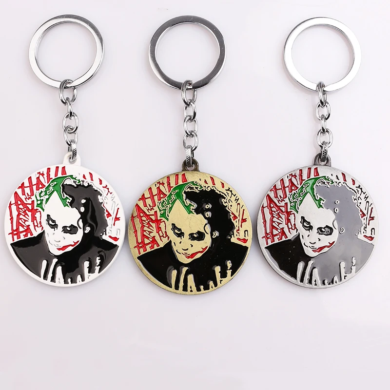 Movie Series Batman Riddler Joker Keychain Heath Ledger Double Sided Keyring DC Comics Marvel Key Chain Chaveiro
Movie Series Batman Riddler Joker Keychain Heath Ledger Double Sided Keyring DC Comics Marvel Key Chain Chaveiro