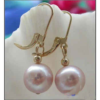 Genuine Pearl Earrings 10-11mm Lavender Color Near Round Freshwater Pearl Dangle Earrings 925 Silver Jewelry Free Shipping 
Genuine Pearl Earrings 10-11mm Lavender Color Near Round Freshwater Pearl Dangle Earrings 925 Silver Jewelry Free Shipping