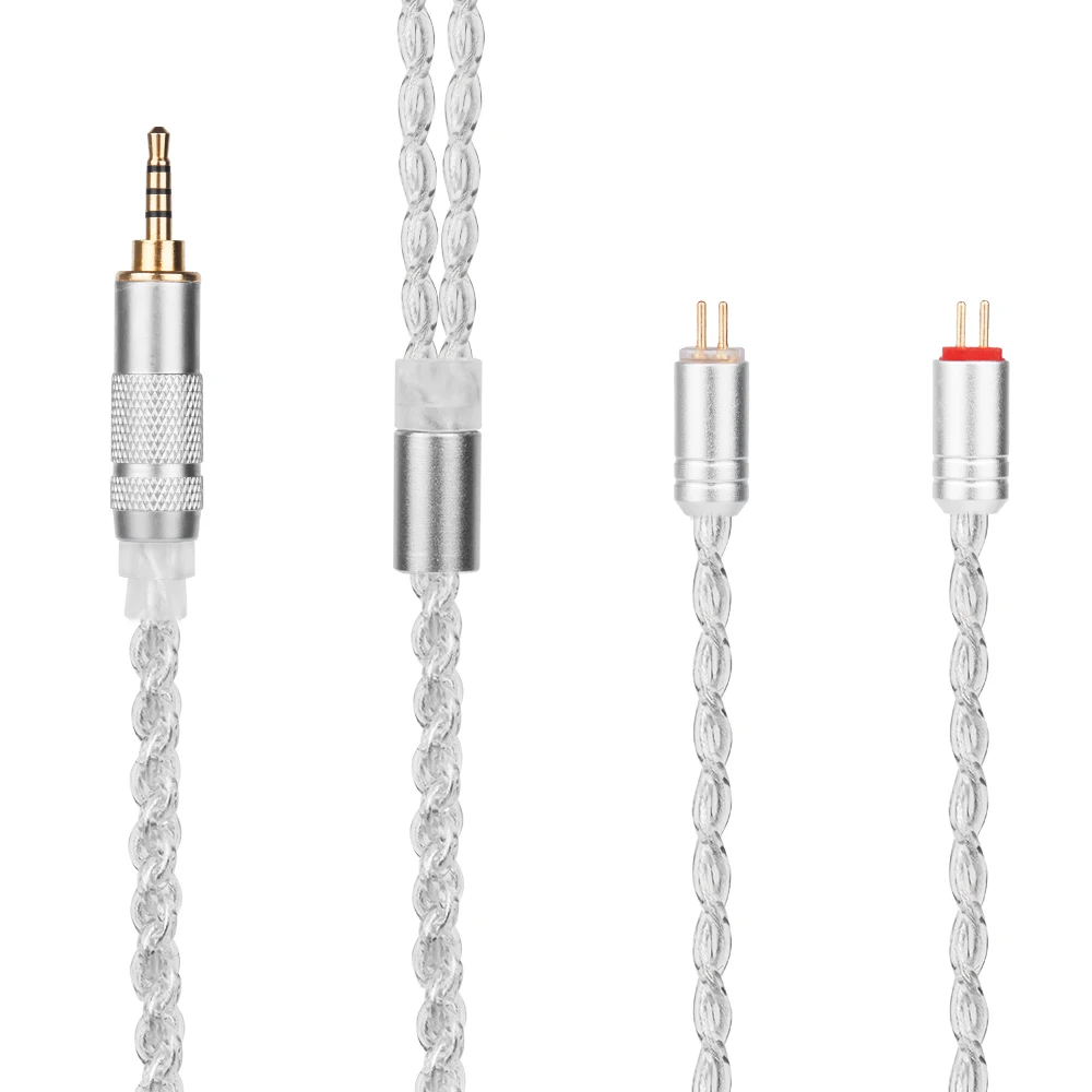 Yinyoo H3 H5 4 Core Upgraded Silver Plated Cable 3.5/2.5/4.4mm Earphone Cable With MMCX/2pin For ZS10 ZST ZAR ES4 ZS6 LZ A5
Yinyoo H3 H5 4 Core Upgraded Silver Plated Cable 3.5/2.5/4.4mm Earphone Cable With MMCX/2pin For ZS10 ZST ZAR ES4 ZS6 LZ A5
