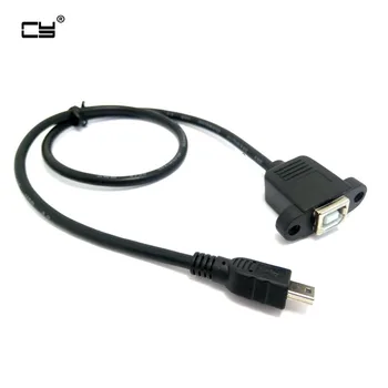 Mini USB 5pin Male to USB B Female panel mount type Cable 50cm with screws mini usb 5pin Print Extended line Cable 30cm 50cm
Mini USB 5pin Male to USB B Female panel mount type Cable 50cm with screws mini usb 5pin Print Extended line Cable 30cm 50cm