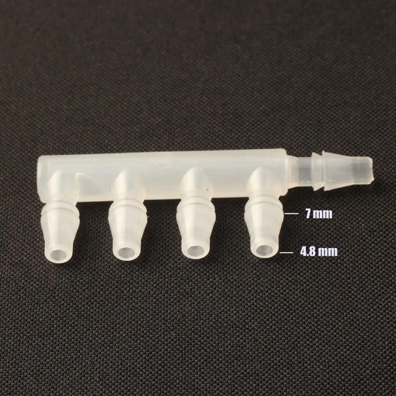 5pcs 4.8mm Plastic Soft Hose Splitters Five-Pass Connector Joint Water Pipe Fitting Aquarium Fish Tank Air Pump Pipe Connector
5pcs 4.8mm Plastic Soft Hose Splitters Five-Pass Connector Joint Water Pipe Fitting Aquarium Fish Tank Air Pump Pipe Connector