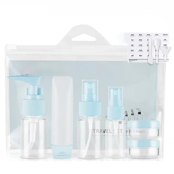 Portable Travel Bottles Fine Mist Sprayer Leakproof Transparent Refillable Travel Sub-Bottles Containers Set For Refillable Soap
Portable Travel Bottles Fine Mist Sprayer Leakproof Transparent Refillable Travel Sub-Bottles Containers Set For Refillable Soap