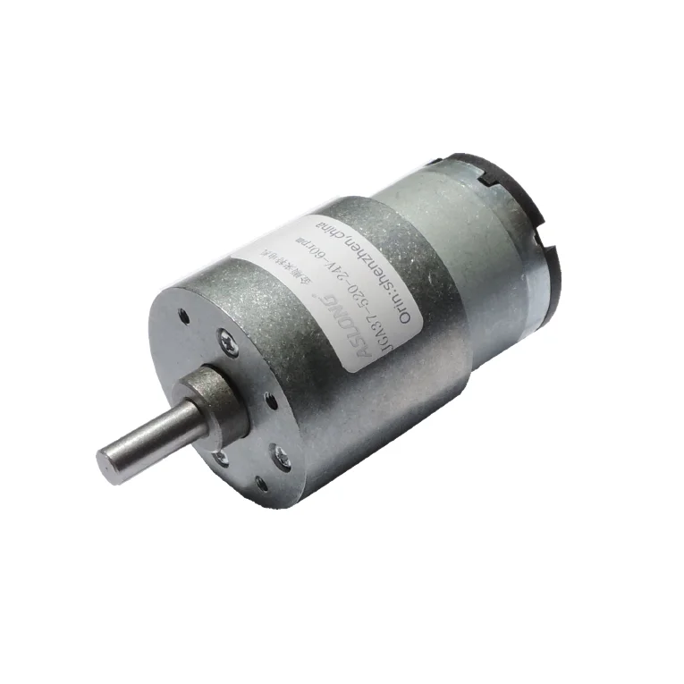 JGA37-520 DC 12V 24V deceleration motor motor center axis 14RPM 400RPM LF1
JGA37-520 DC 12V 24V deceleration motor motor center axis 14RPM 400RPM LF1
