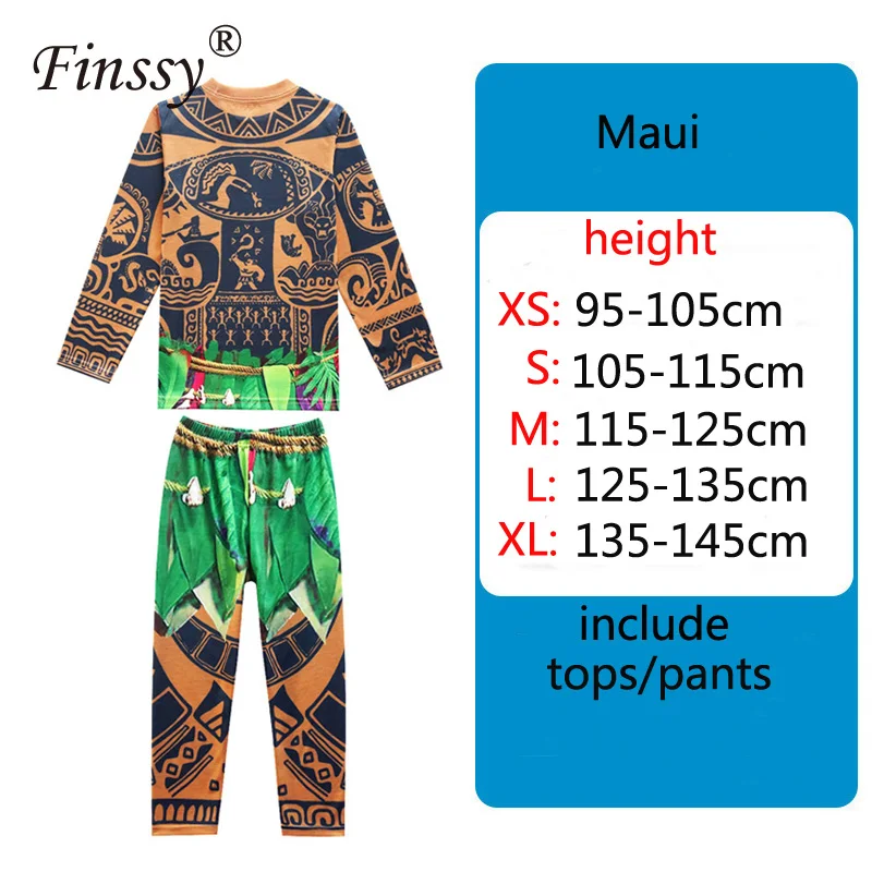 Moana Maui Cosplay Pajamas Loose Long-sleeved Trousers Suit Home Clothing Spring Autumn Clothes
Moana Maui Cosplay Pajamas Loose Long-sleeved Trousers Suit Home Clothing Spring Autumn Clothes