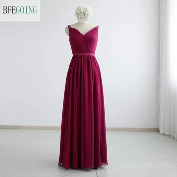 Chiffon V-Neck Floor-Length Formal Evening Dress Sleeveless Spaghetti Straps Real /Original Photos Custom made
Chiffon V-Neck Floor-Length Formal Evening Dress Sleeveless Spaghetti Straps Real /Original Photos Custom made