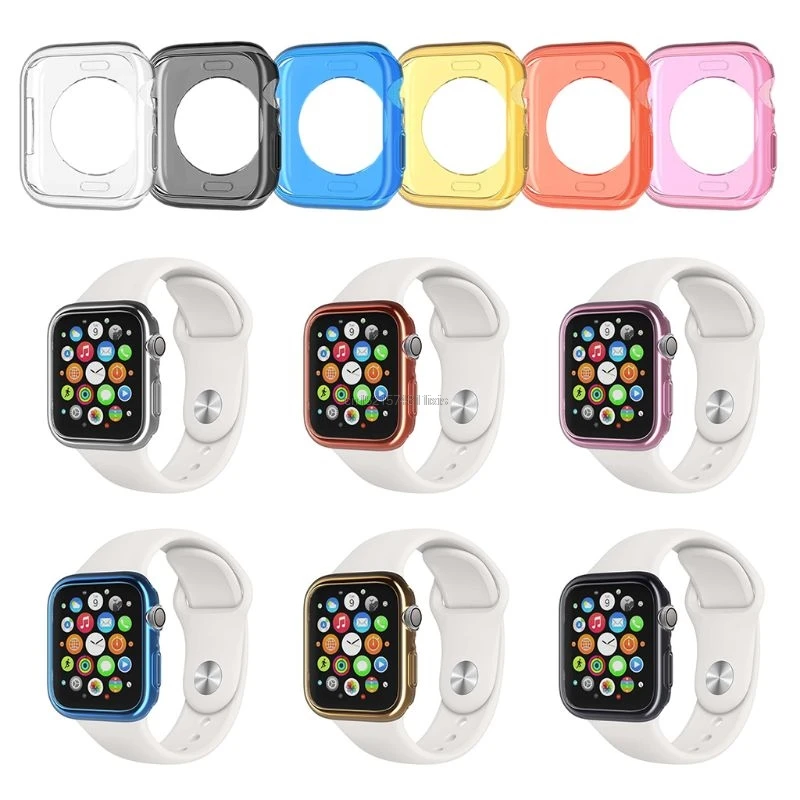 New Silicone Thin Light TPU Bumper Cover Soft Case Protective Frame for Apple Watch Series 4 40mm 44mm
New Silicone Thin Light TPU Bumper Cover Soft Case Protective Frame for Apple Watch Series 4 40mm 44mm