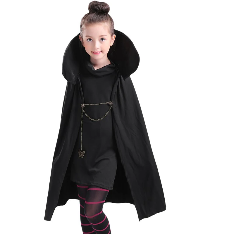 Cartoon Hotel Transylvania Mavis Cosplay Costume Fancy Girls Black Cape Coat With T-shirt pants Halloween kids/adult Costume
Cartoon Hotel Transylvania Mavis Cosplay Costume Fancy Girls Black Cape Coat With T-shirt pants Halloween kids/adult Costume